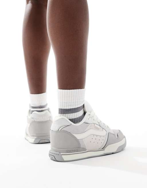 Vans rowley XLT chunky trainers in light grey, 3 of 5
