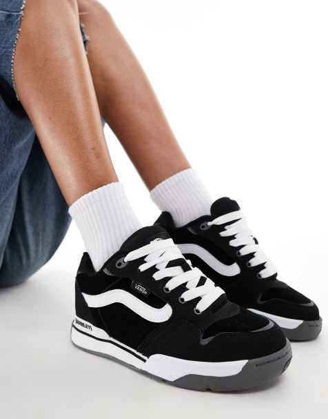 Vans - Rowley XLT - Sneakers met dikke zool in zwart en wit - view 1