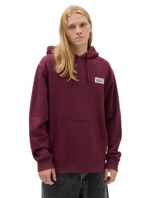 Burgundy cheap vans sweater