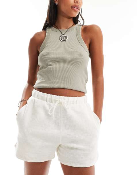 Vans sabine shorts in off white - view 1