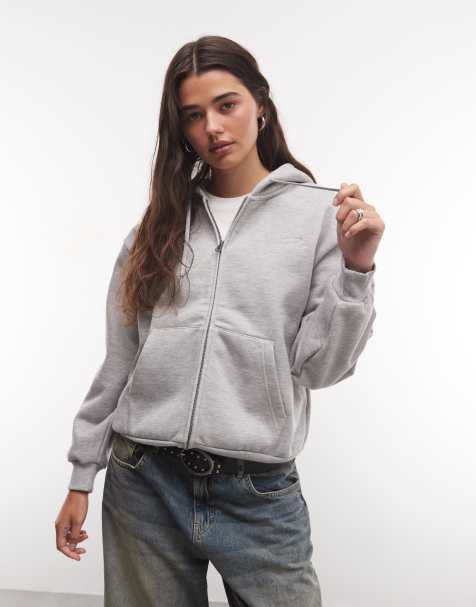 Vans Salton felpa con zip integrale grigio scuro - view 1
