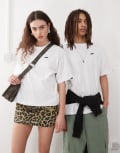 [Vans] Vans Salton left chest skateboard logo oversized fit t-shirt in white XL WHITE