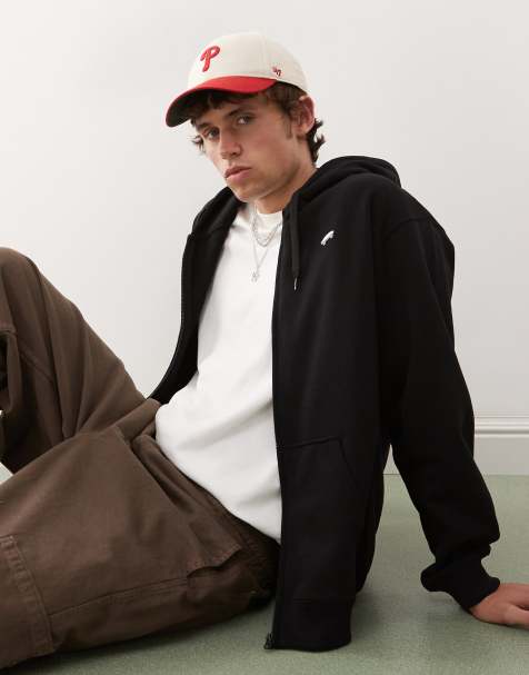 Vans - Salton - Losvallende hoodie met rits in zwart - view 1