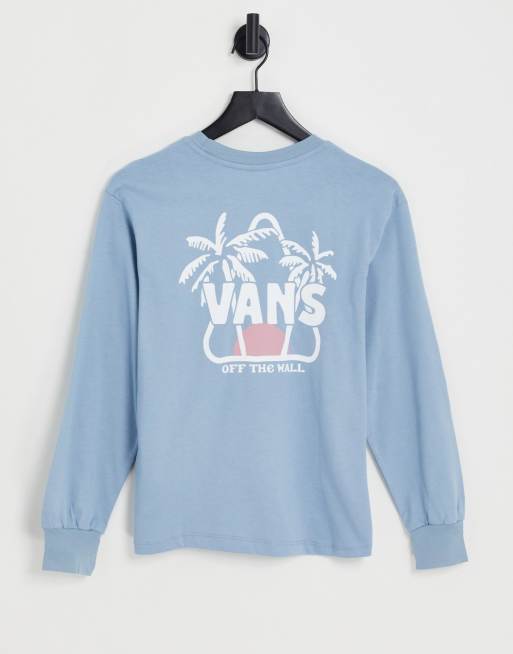 Vans - Santos Blossant - T-shirt blu 