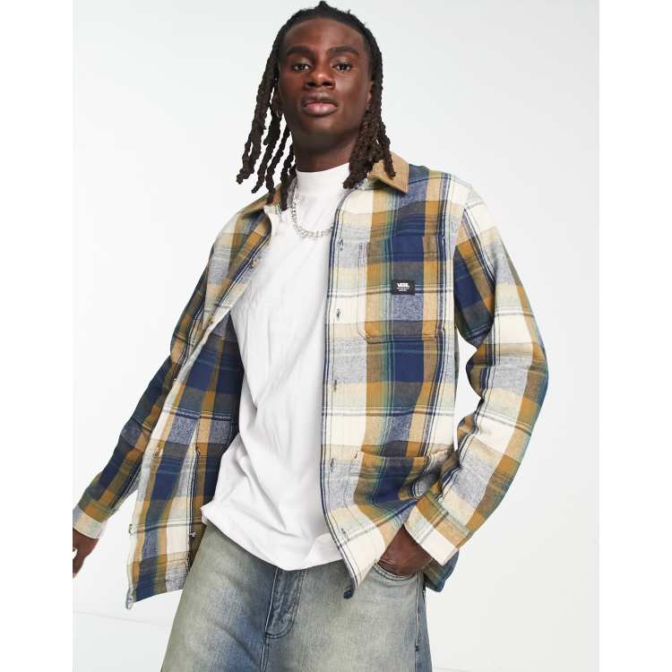 Flannel with sale checkered vans