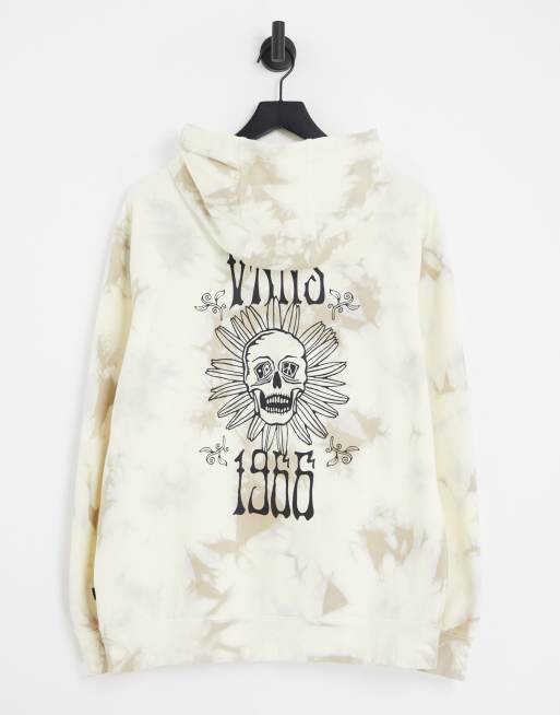 Tie dye hoodie online beige