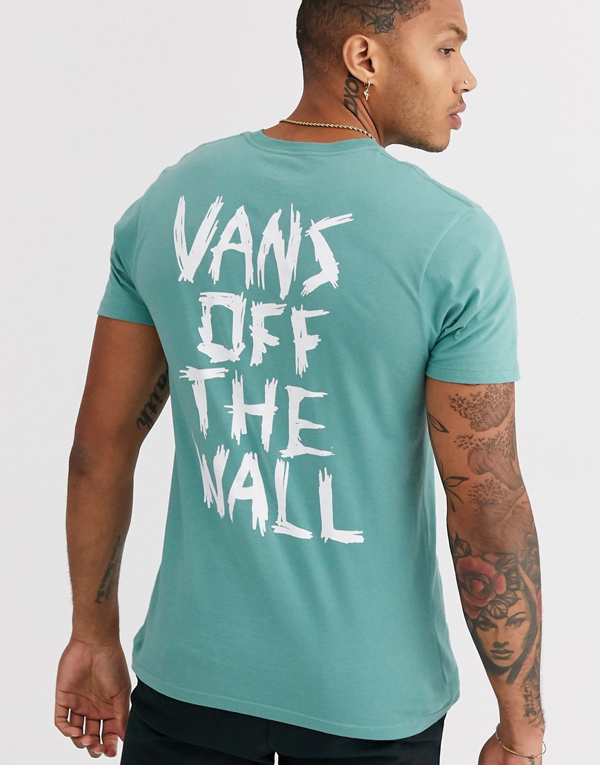 Vans – Scratched Vans – Blå t-shirt