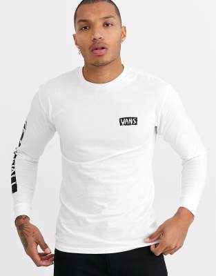 white vans long sleeve
