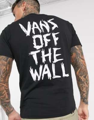 vans black t shirt