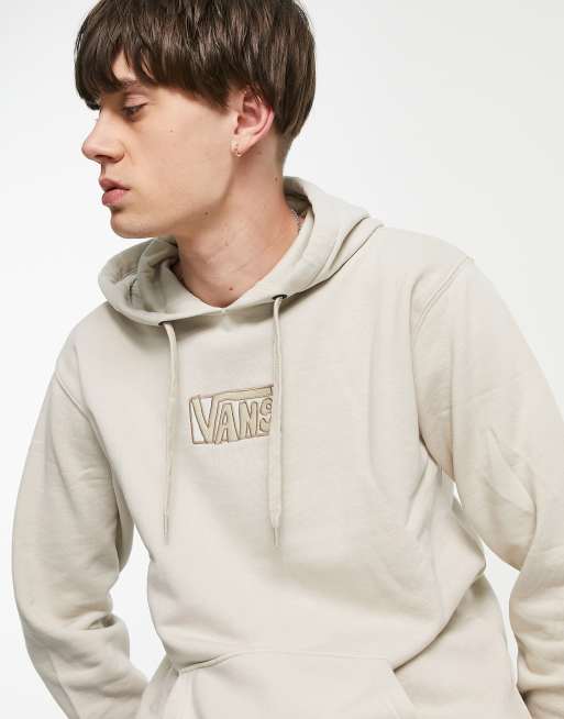 Cream hotsell vans hoodie
