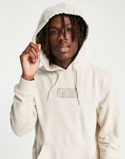 Vans cream hoodie clearance