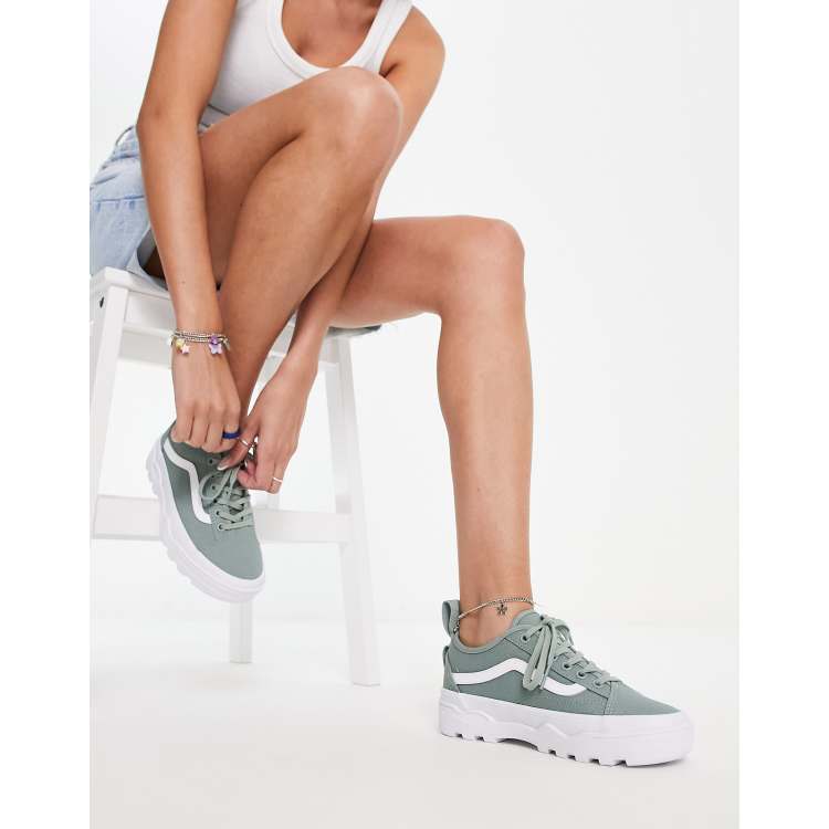 Vans old school clearance womens Green