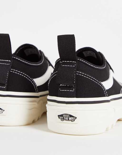 vans old skool black cream