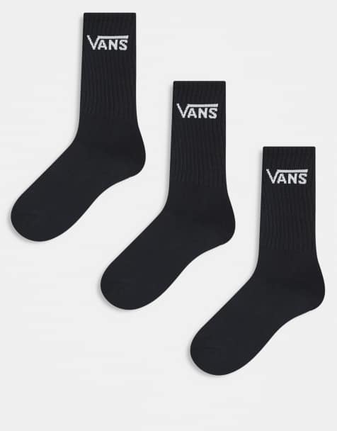 Vans - Set van 3 paar klassieke sportsokken in zwart - view 1