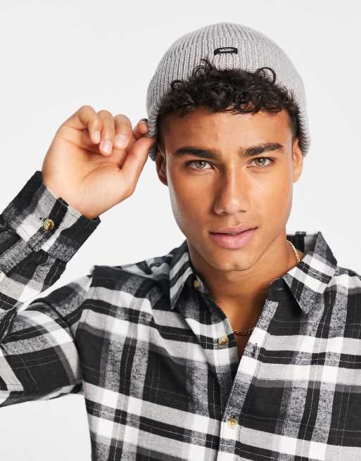 Vans Shallow cuff beanie in grey ASOS