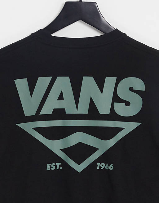 Vans – Shaper Type – T-Shirt in Schwarz mit Logoprint auf dem Rücken | ASOS