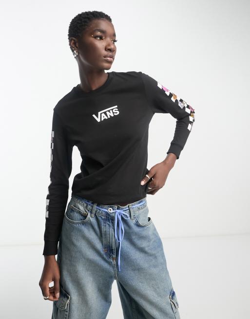 Vans Shnabby t shirt in black ASOS