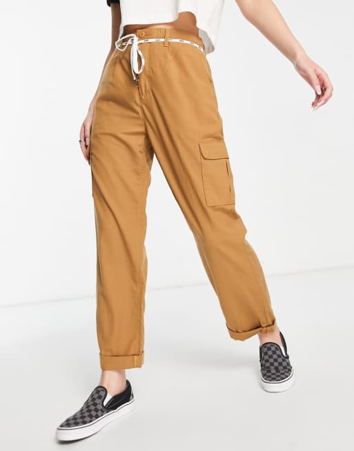 Vans Shoe Lace Cargo trousers in brown , 3 of 4