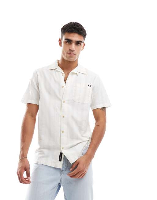 Vans short sleeve shirt in white | ASOS