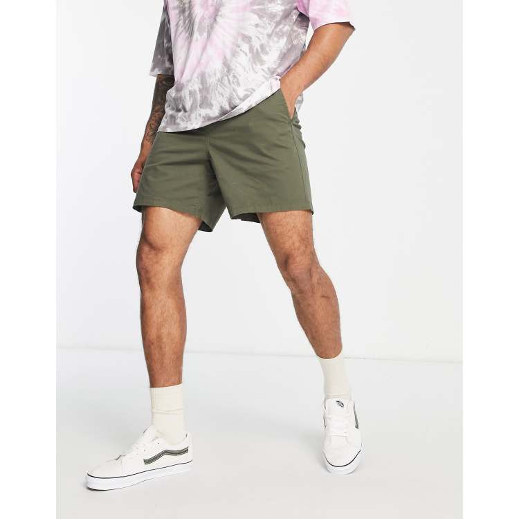 Vans shorts with drawstring in green | ASOS