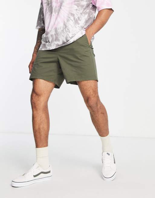 Vans shorts with drawstring in green | ASOS