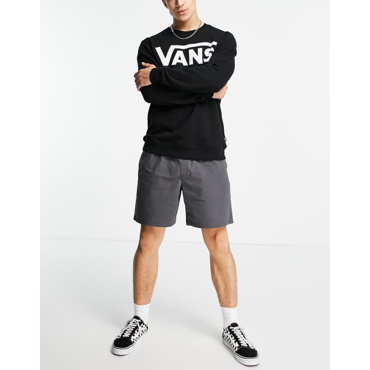 ASOS wth drawcord | shorts washed in Vans charcoal