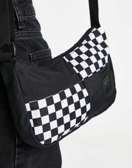 Checkered discount messenger bag