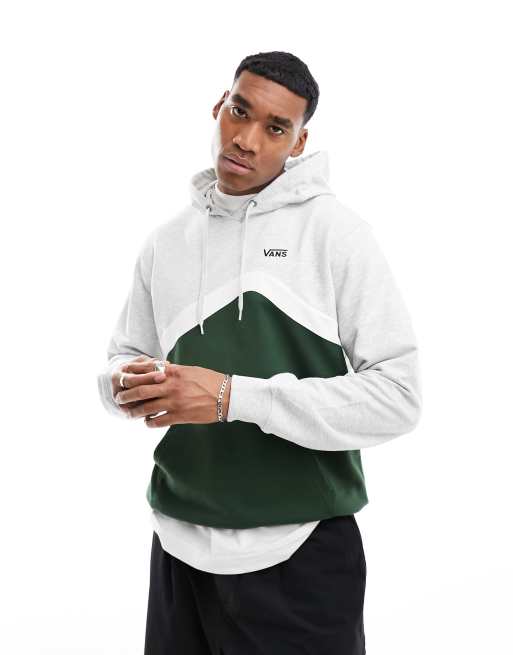 Vans side stripe block hoodie in grey | ASOS