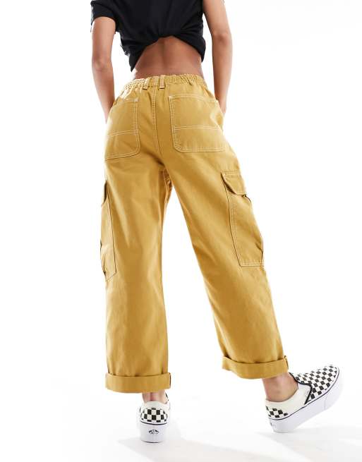 Vans pants womens yellow new arrivals