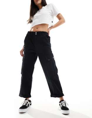 Vans Vans sidewalk trousers with pocket detailing in black