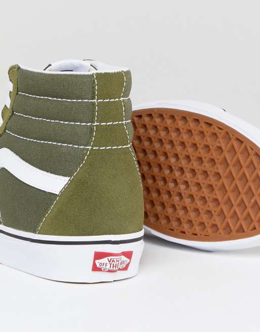 vans montantes kaki vans montantes kaki