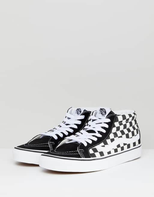 Vans sk8 mid outlet damier