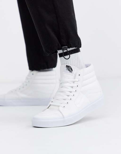 Vans 2025 montantes blanches