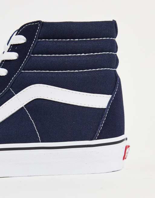 Vans montante bleu discount marine