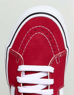 vans montantes rouges