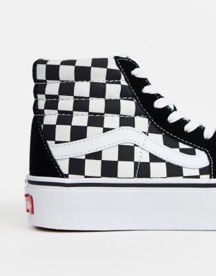 vans carreaux noir et blanc