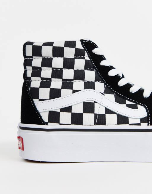 Vans haute cheap noir et blanche