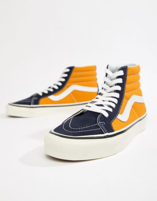 Vans blu outlet e gialle