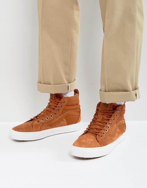 Vans sk8 best sale hi mte tan