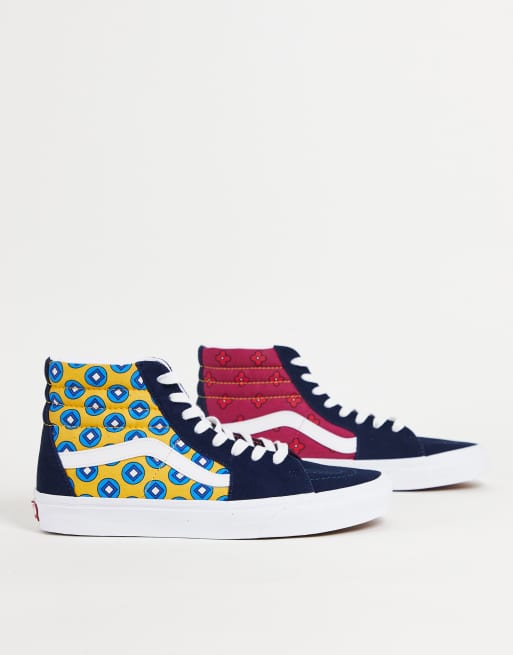 Vans - SK8-Hi - Baskets à imprimés cravate variés - Multicolore 