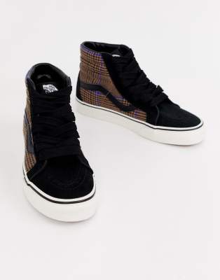 vans montante a carreaux