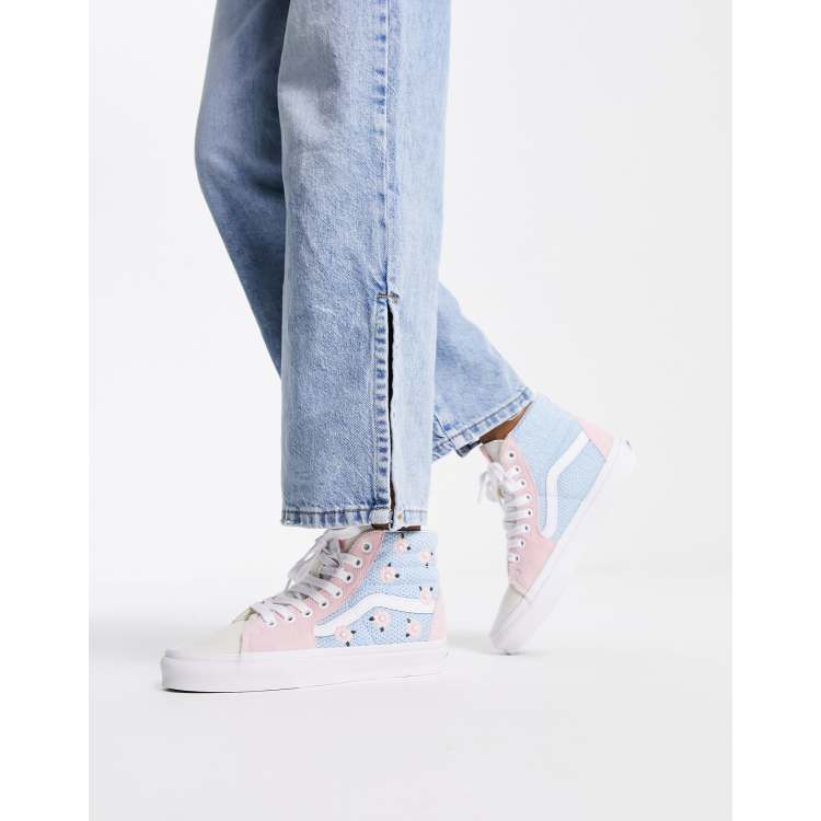 Vans shop bleu rose