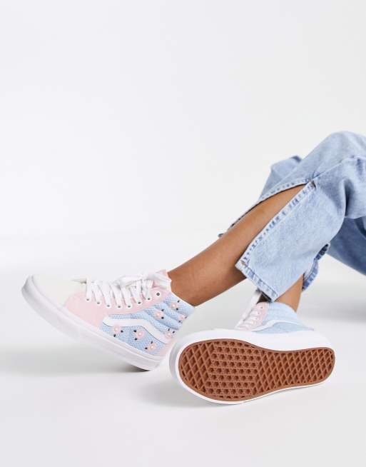 Vans bleu 2024 et rose