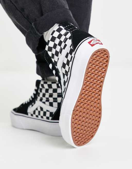 Vans old skool store damier montante