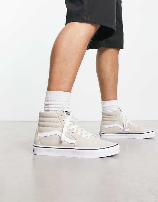 Vans SK8 Hi Baskets montantes Beige et blanc