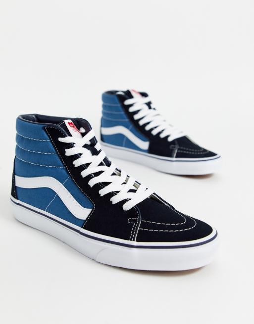 vans bleu montante vans bleu montante