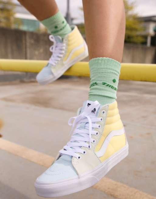 Vans Sk8 Hi Baskets montantes effet color block Pastel
