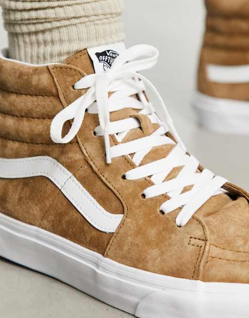 Vans on sale daim marron