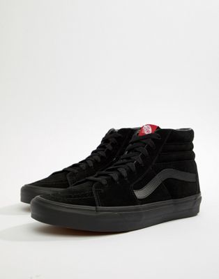Chaussures, bottes et baskets Vans - SK8-Hi - Baskets montantes en daim - Noir