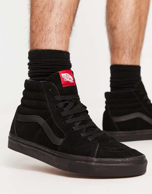 Vans noir online montante